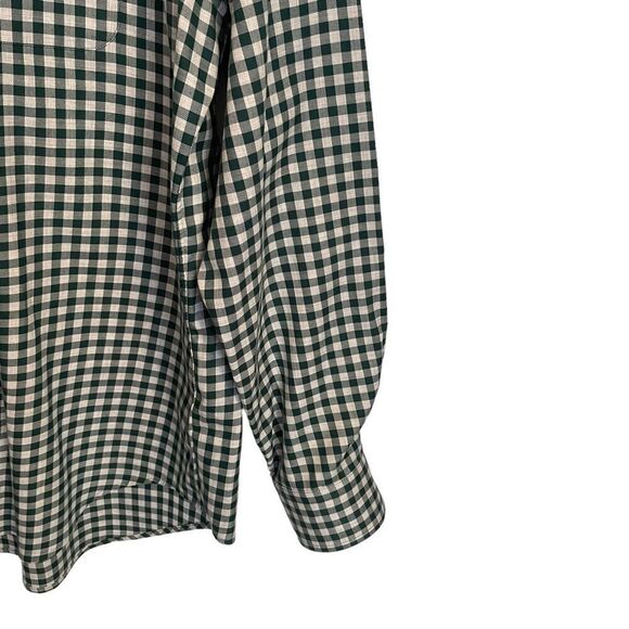 Vineyard Vines Classic Fit Tucker Cotton Green White Checked Button Down Shirt L - Picture 5 of 9